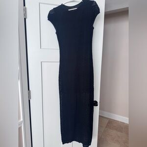 House of Harlow 1960 Black shortsleeved Cocktail Dress